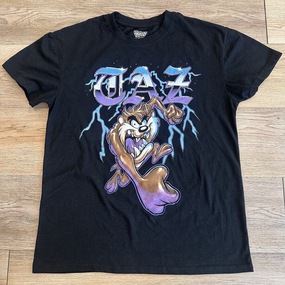 Looney Tunes Taz Graphic T-Shirt Men’s Medium Streetwear Nostalgic Retro EUC